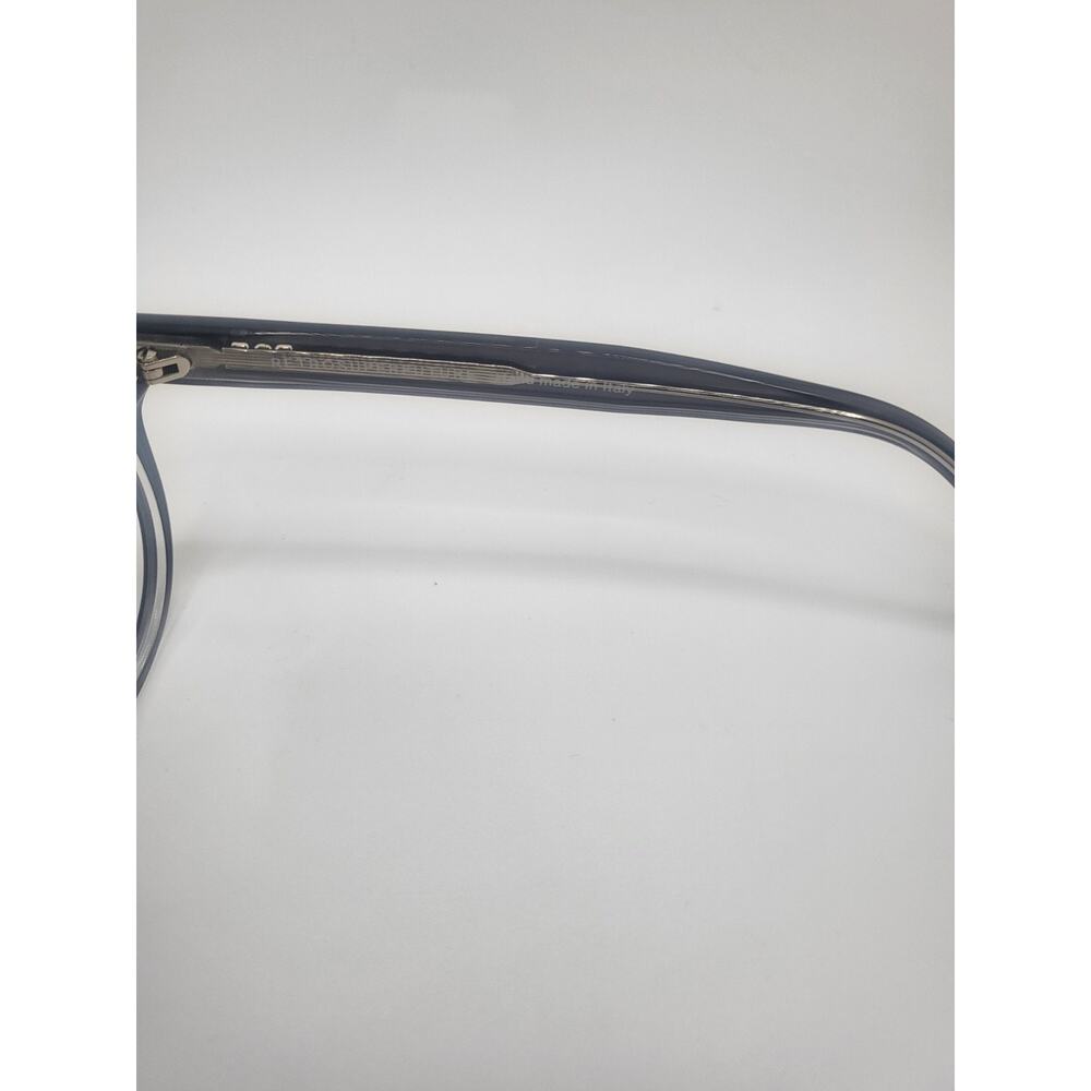 Retrosuperfuture Non-Prescription Gray Eyeglasses Round Small Clear Frame - Picture 6 of 8